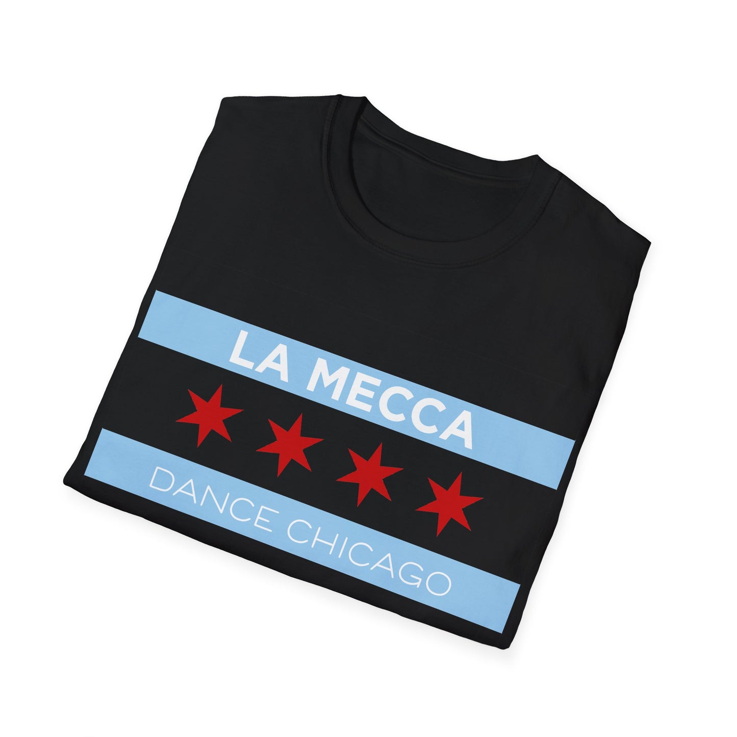 Unisex La Mecca Chicago Flag T-shirt