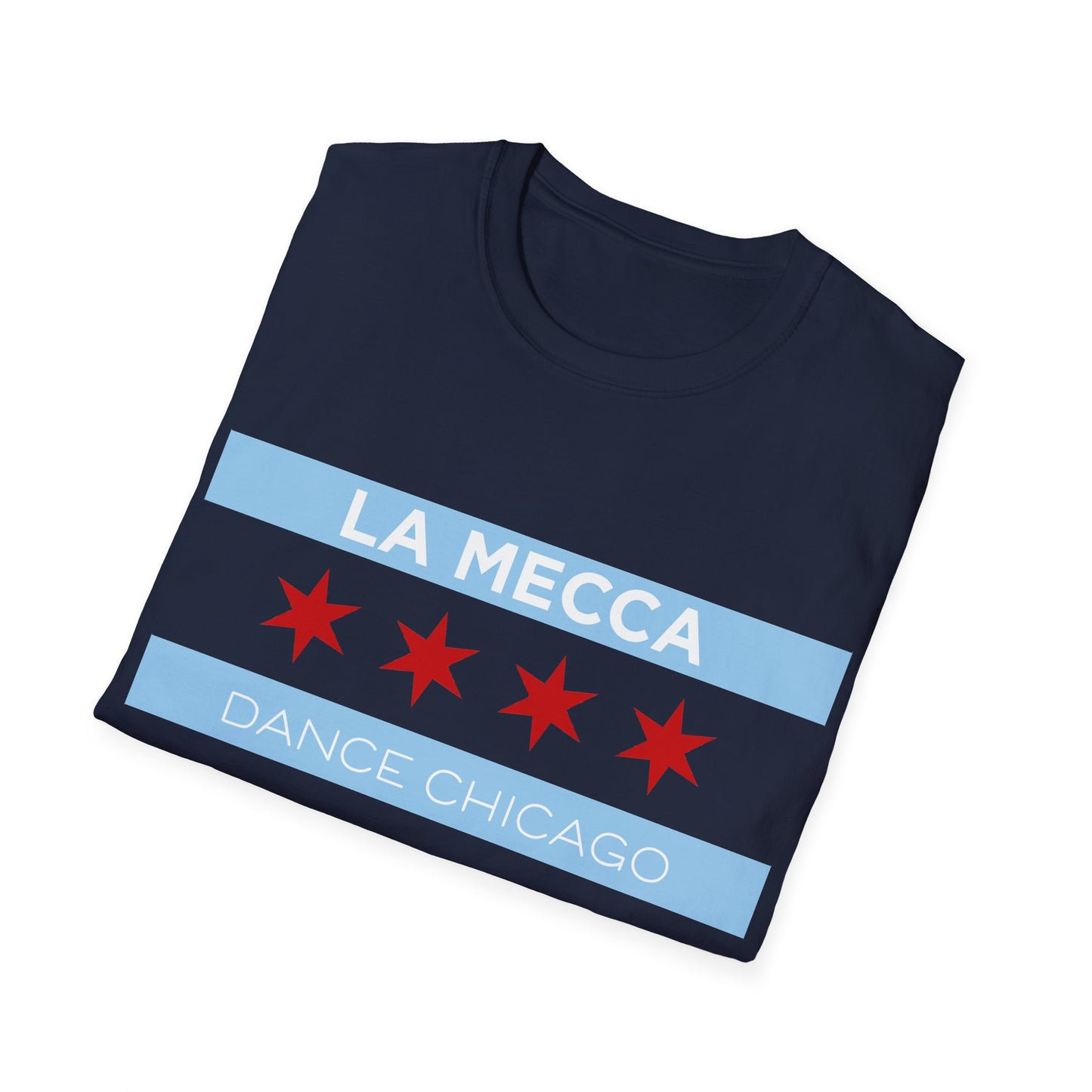 Unisex La Mecca Chicago Flag T-shirt
