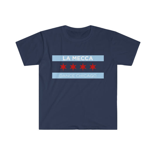 Unisex La Mecca Chicago Flag T-shirt
